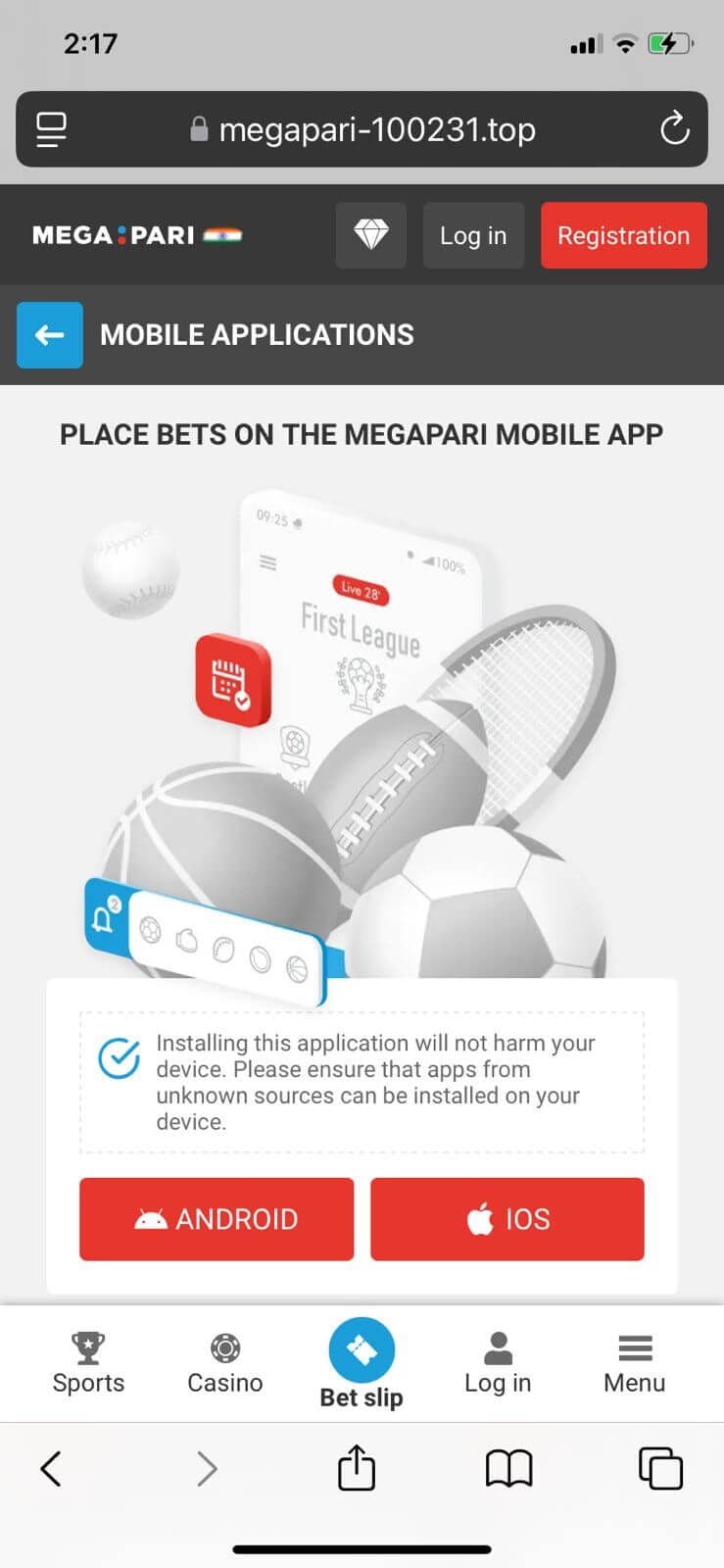 megapari apk app