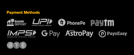 sky247 deposit methods